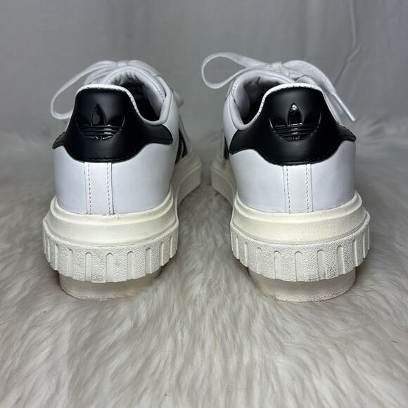 Adidas X Beyonce Ivy Park White and Black Superstar Pointed Toe Sneakers Sz 11 - Picture 5 of 9
